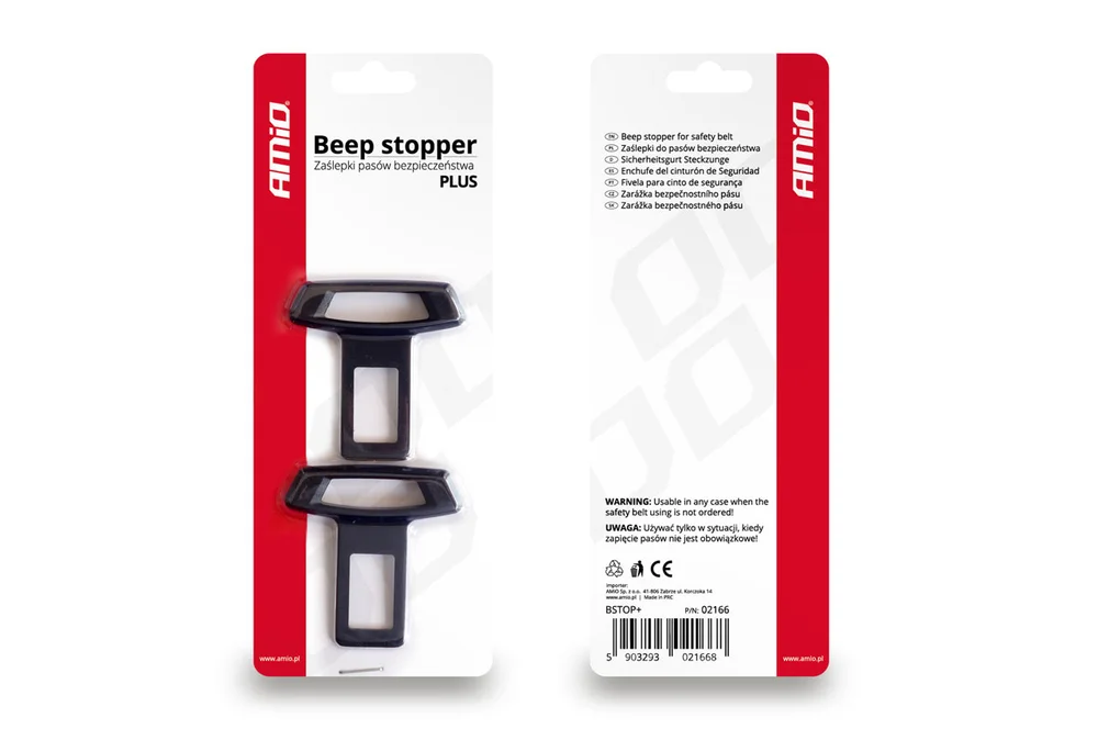 Přezka bezpečnostního pásu - 2 ks BSTOP+ AMIO 02166 - Obrázek 2