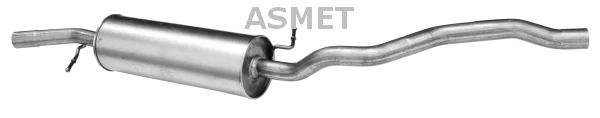Stredni tlumic vyfuku ASMET 07.175 Stredni tlumic vyfuku ASMET 07.175