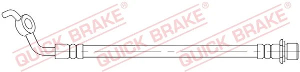 Brzdová hadice QUICK BRAKE 58.007 Brzdová hadice QUICK BRAKE 58.007