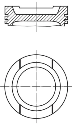 Píst MAHLE 0330101