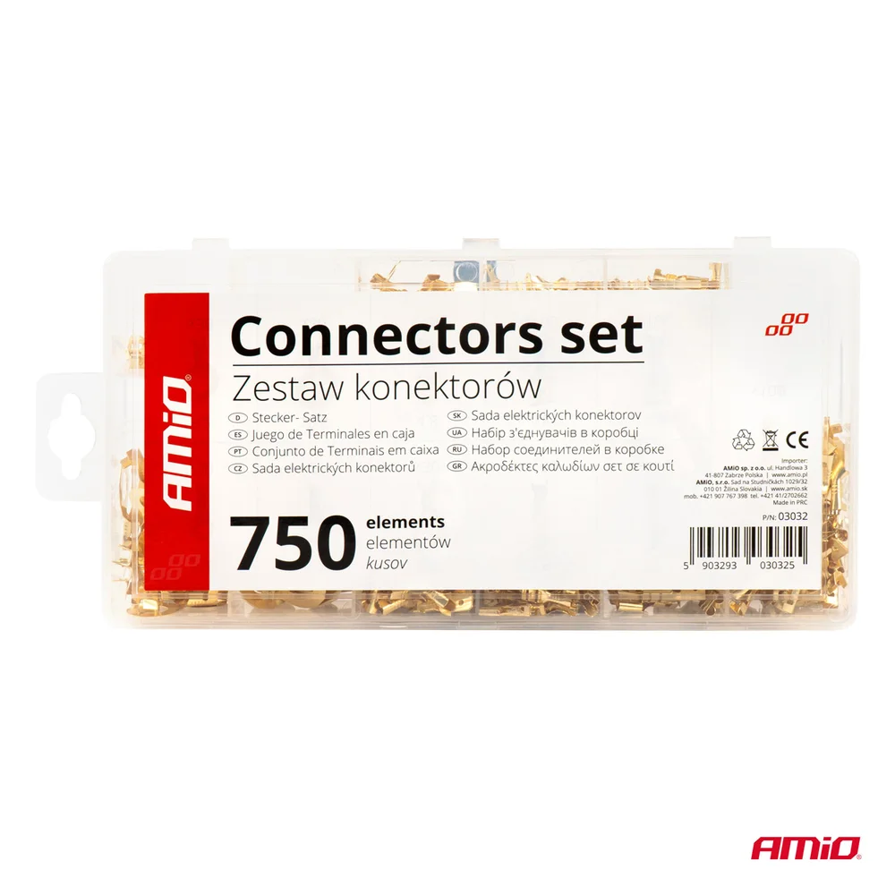 SADA ELEKTRICKÝCH KONEKTORŮ 750 KS. AMIO 03032 - Obrázek 5