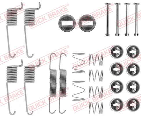 Sada příslušenství, brzdové čelisti QUICK BRAKE 105-0714 Sada příslušenství, brzdové čelisti QUICK BRAKE 105-0714