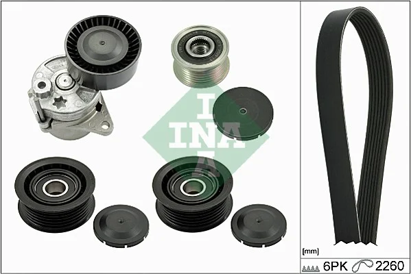 Sada žebrovaných klínových řemenů Schaeffler INA 529011520 Sada žebrovaných klínových řemenů Schaeffler INA 529011520