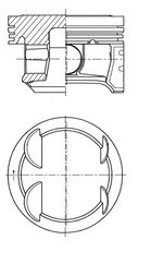Píst KOLBENSCHMIDT 41006600 Píst KOLBENSCHMIDT 41006600