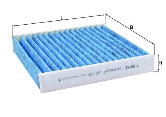 Filtr, vzduch v interiéru KNECHT LAO155 – OE 08975K2000100