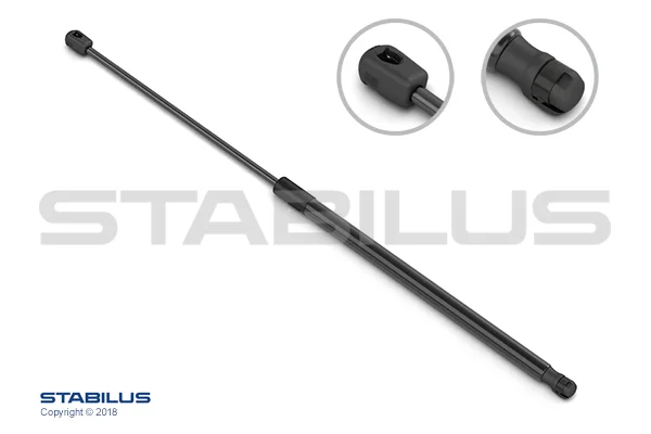 Pneumatická pružina, zavazadlový / nákladový prostor STABILUS 908233 Pneumatická pružina, zavazadlový / nákladový prostor STABILUS 908233