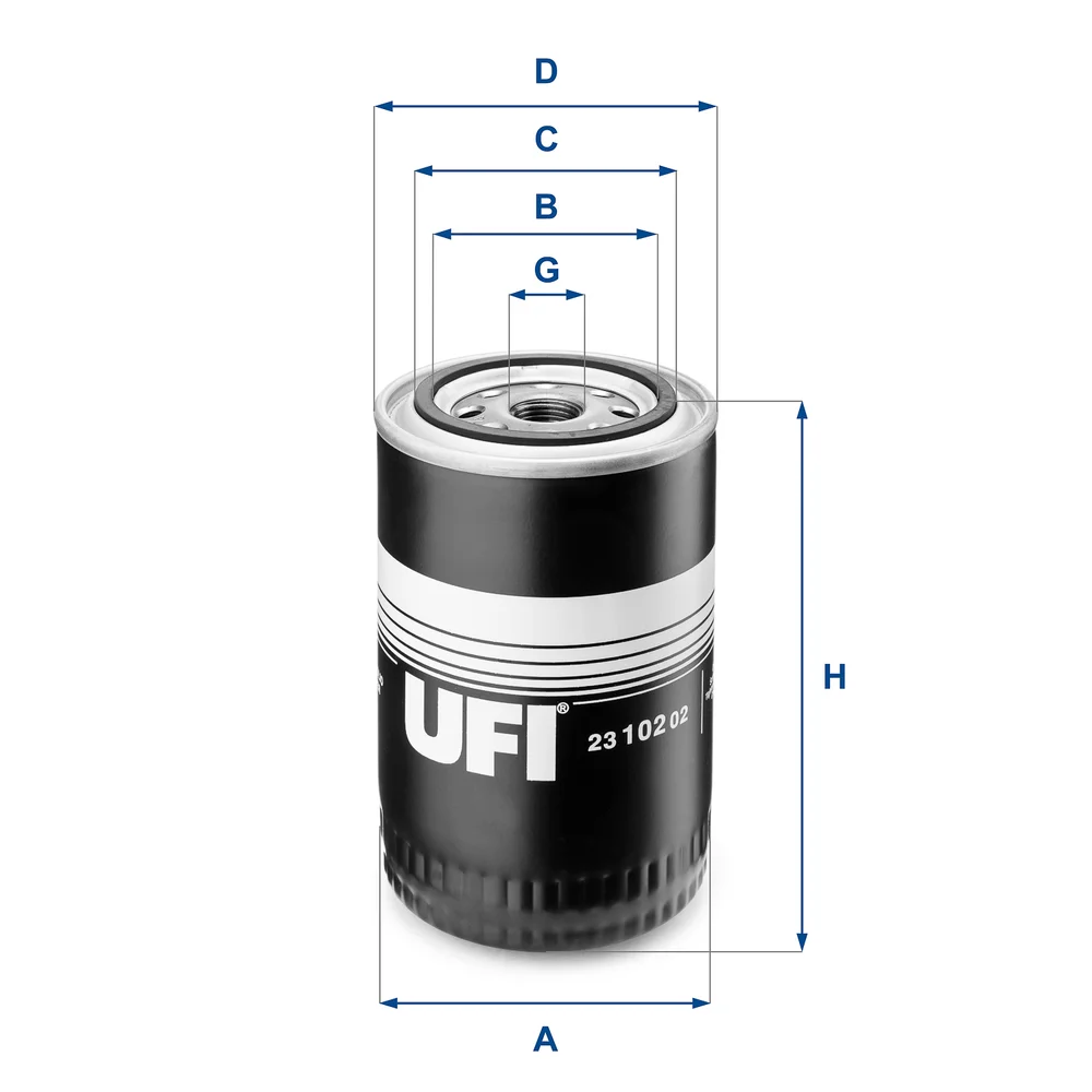 Olejový filtr UFI 23.102.02