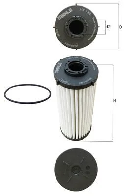 Hydraulický filtr, automatická převodovka KNECHT HX139D