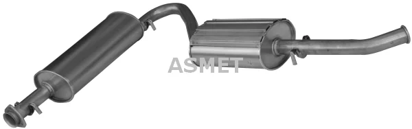 Zadni tlumic vyfuku ASMET 09.041 Zadni tlumic vyfuku ASMET 09.041