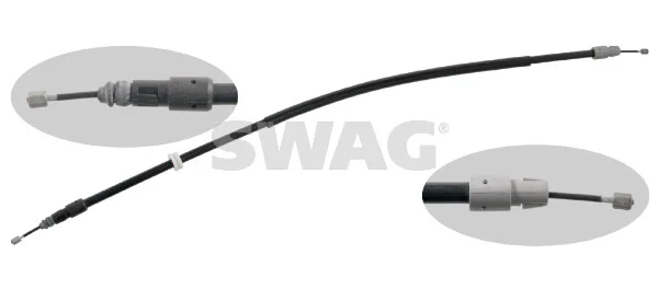 Tazne lanko, parkovaci brzda SWAG 10934908