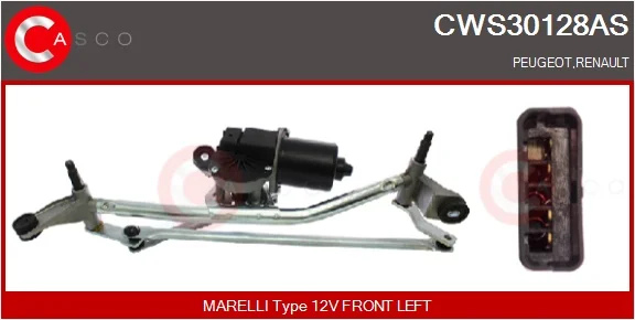 Systém čištění skel CASCO CWS30128AS Systém čištění skel CASCO CWS30128AS