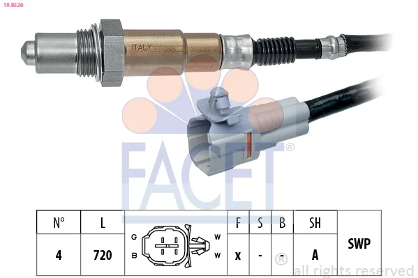 Lambda sonda FACET 10.8526 Lambda sonda FACET 10.8526