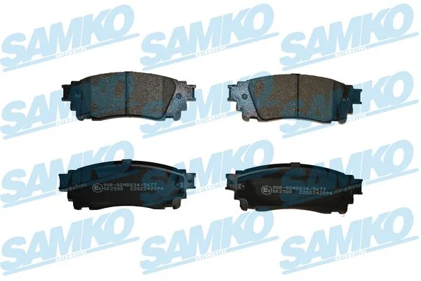 Sada brzdových destiček, kotoučová brzda SAMKO 5SP2094