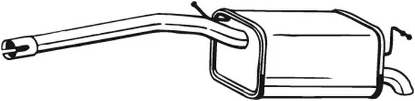 Zadni tlumic vyfuku BOSAL 233-505 Zadni tlumic vyfuku BOSAL 233-505
