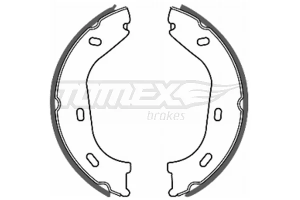 Sada brzdových čelistí Tomex Brakes TX20-36 Sada brzdových čelistí Tomex Brakes TX20-36