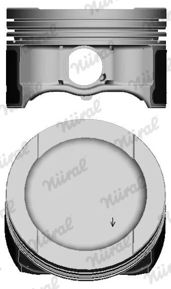 Píst NÜRAL 87-148307-00