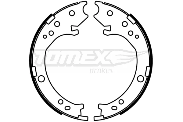 Sada brzdových čelistí Tomex Brakes TX22-51 Sada brzdových čelistí Tomex Brakes TX22-51