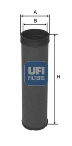 Filtr – sekundární vzduch UFI 27.515.00 Filtr – sekundární vzduch UFI 27.515.00