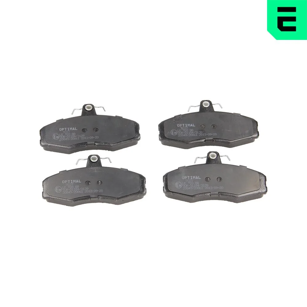 Sada brzdových destiček, kotoučová brzda OPTIMAL BP-09337