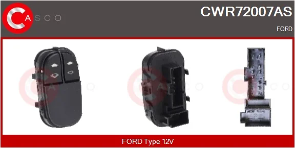 Spínač, zvedací zařízení oken CASCO CWR72007AS Spínač, zvedací zařízení oken CASCO CWR72007AS