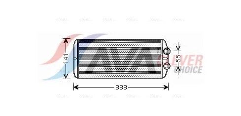 Výměník tepla, vnitřní vytápění AVA Clever Choice PEA6312 Výměník tepla, vnitřní vytápění AVA Clever Choice PEA6312