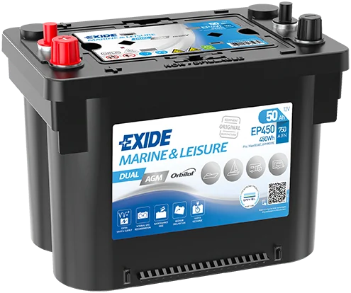 startovací baterie EXIDE EP450 startovací baterie EXIDE EP450