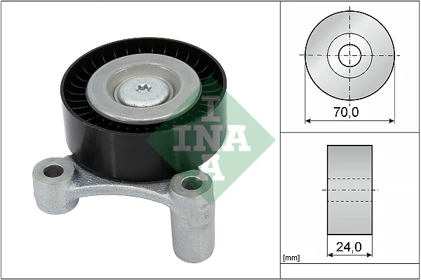 Vratná/vodicí kladka, klínový žebrový řemen Schaeffler INA 532100210 Vratná/vodicí kladka, klínový žebrový řemen Schaeffler INA 532100210
