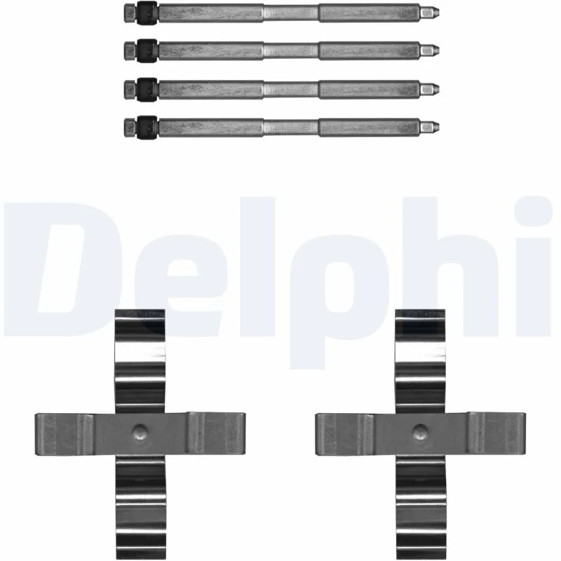 Sada příslušenství, obložení kotoučové brzdy DELPHI LX0703 Sada příslušenství, obložení kotoučové brzdy DELPHI LX0703