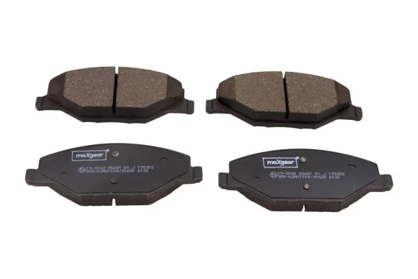 Sada brzdových destiček, kotoučová brzda MAXGEAR 19-3042 Sada brzdových destiček, kotoučová brzda MAXGEAR 19-3042