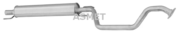 Stredni tlumic vyfuku ASMET 05.159