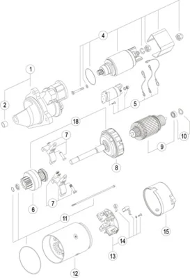 Startér MAHLE MS214 Startér MAHLE MS214