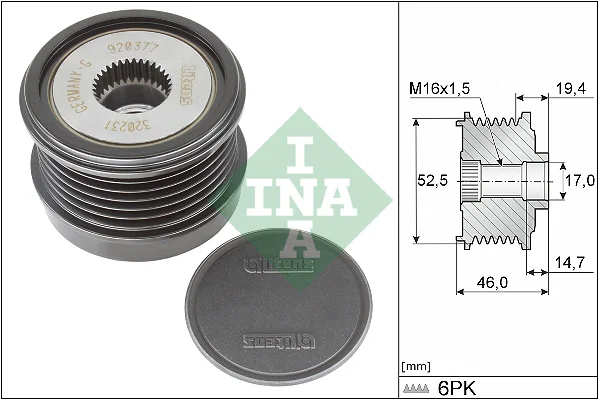 Předstihová spojka Schaeffler INA 535037310