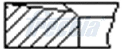 Sada pístních kroužků FRECCIA FR10-376500 Sada pístních kroužků FRECCIA FR10-376500