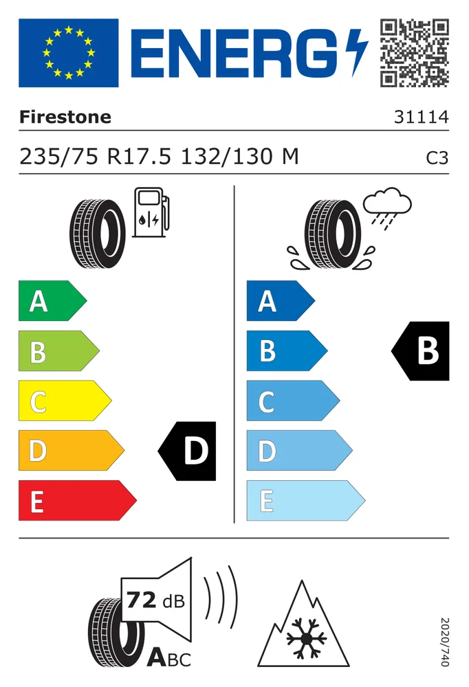 235/75R17.5 CFR FD611 MS FIRESTONE 235/75R17.5CFRFD611MS 235/75R17.5 CFR FD611 MS FIRESTONE 235/75R17.5CFRFD611MS