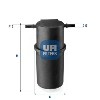 Palivový filtr UFI 24.144.00 – OE 2H0127401