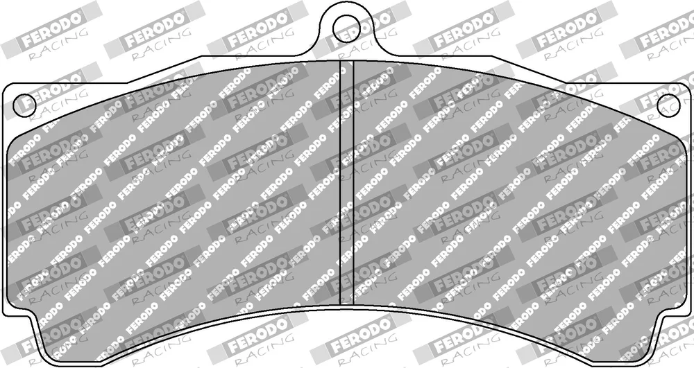 Sada brzdových destiček, kotoučová brzda FERODO RACING FRP3003H