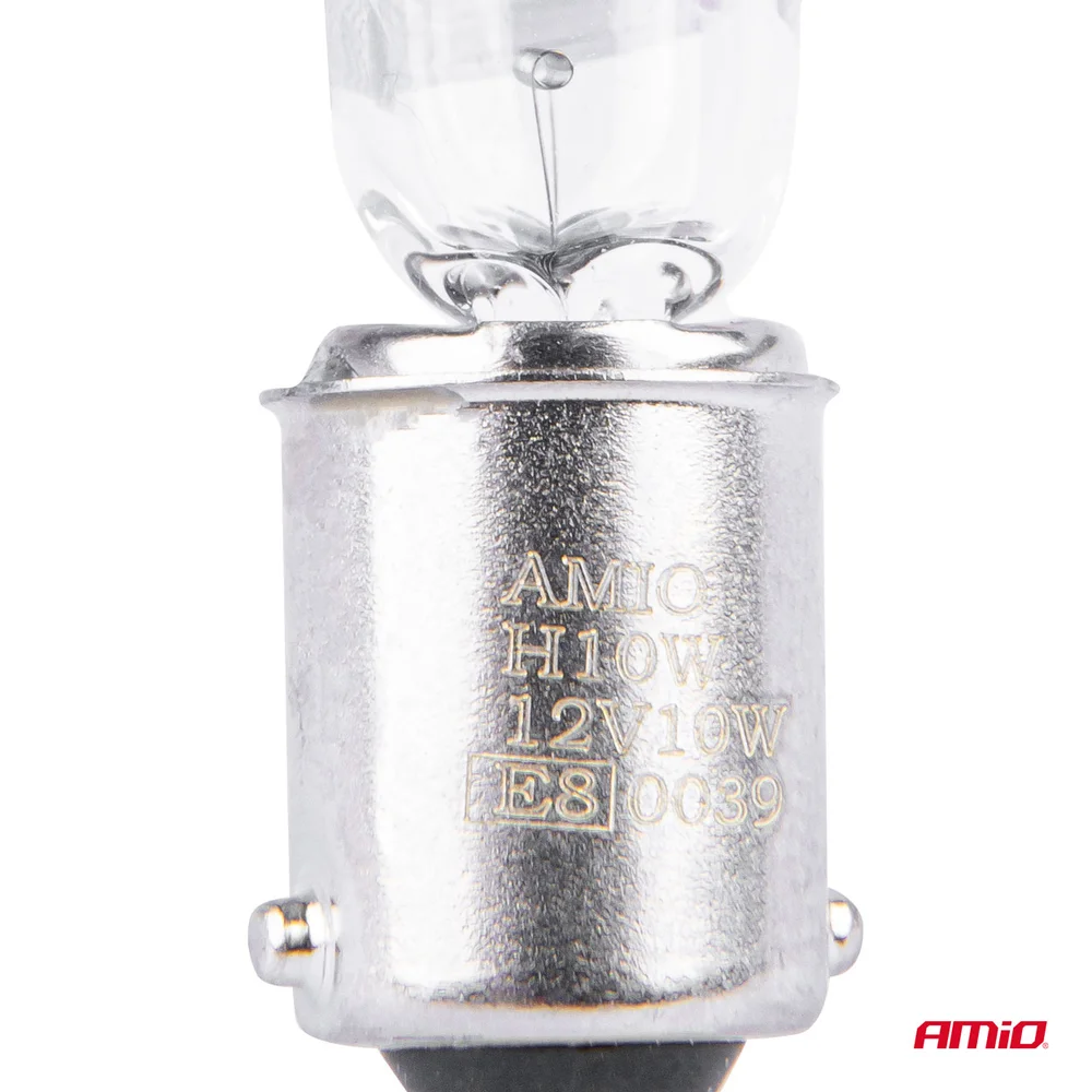 HALOGENOVÉ ŽÁROVKY H10W 12V 10W BAX9S 2S AMIO 03356 - Obrázek 3