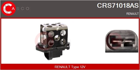 Předřazený odpor, elektromotor CASCO CRS71018AS