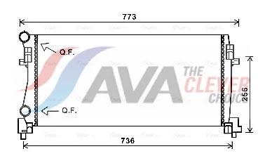 Chladič, chlazení motoru AVA Clever Choice VNA2340 Chladič, chlazení motoru AVA Clever Choice VNA2340