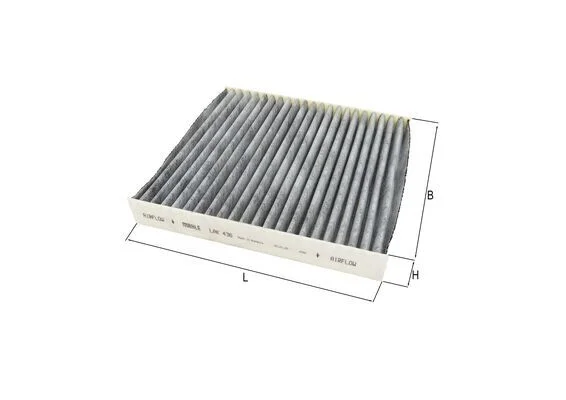 Filtr, vzduch v interiéru MAHLE LAK436