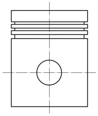 Píst MAHLE 0121200
