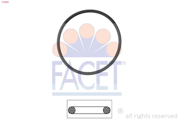 Těsnění - termostat FACET 7.9550