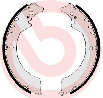 Sada brzdových čelistí BREMBO S16501 Sada brzdových čelistí BREMBO S16501