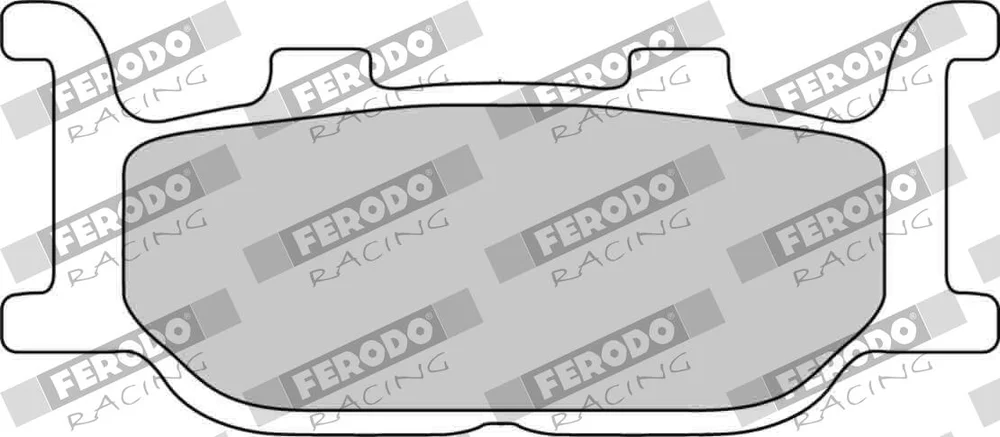 Sada brzdových destiček, kotoučová brzda FERODO RACING FDB2003ST