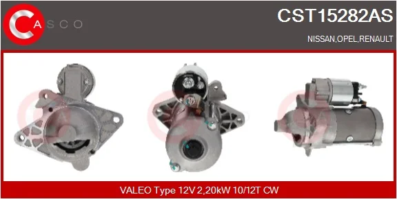Startér CASCO CST15282AS Startér CASCO CST15282AS
