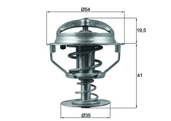 Termostat, chladivo MAHLE TX16482D