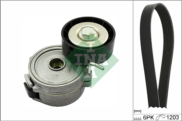 Sada žebrovaných klínových řemenů Schaeffler INA 529035710