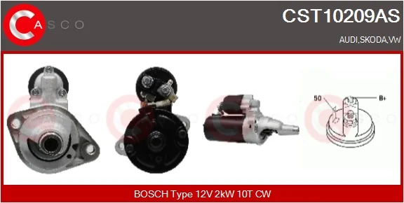 Startér CASCO CST10209AS – OE 059911023H