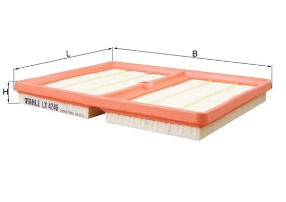 Vzduchový filtr KNECHT LX4246 – OE 04C129620A