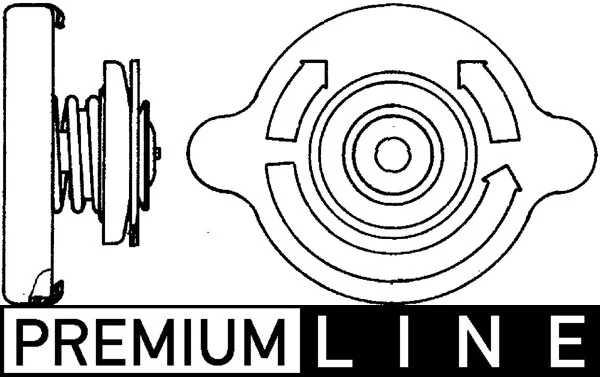 Uzavírací víčko, chladič MAHLE CRB17000P – OE 94410625700